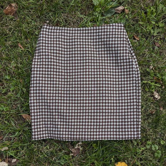 INC International Concepts Dresses & Skirts - Y2K INC Wool Checker Skirt